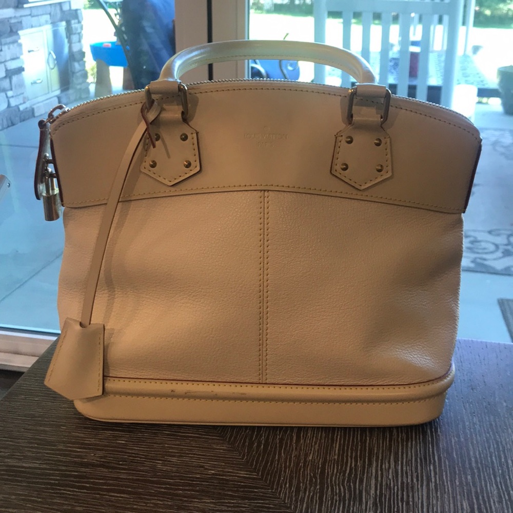 Louis Vuitton Handbag Cream 100% Authentic